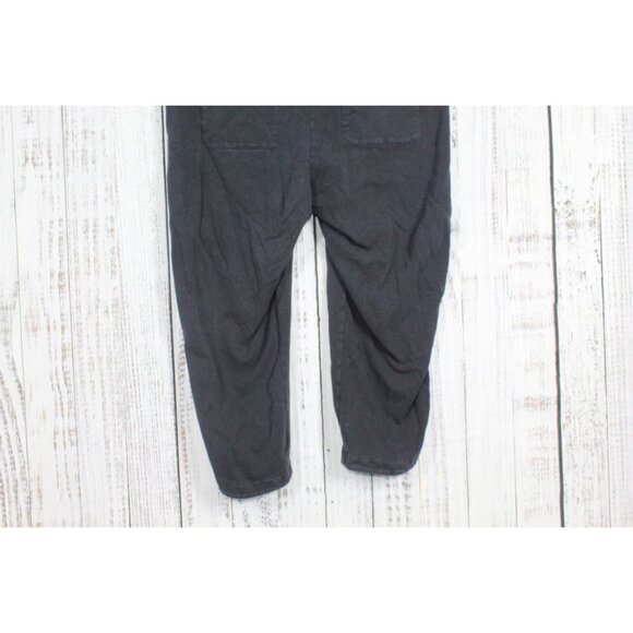 LL Bean Ultrasoft Sweats Slim Leg Crop Black Size Large - Picture 6 of 10